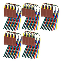 20 Pcs Bible Ribbon Bookmark Bulk Artificial Leather Christian Book Markers with 5 Colorful Ribbons