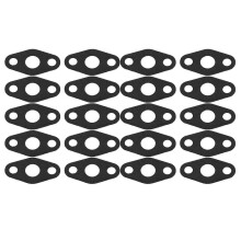 20 Pcs Turbo Oil Drain Gasket Turbocharger Oil Return Feed Flange Gasket Set for T3 T4 Turbocharge Gasket Paper
