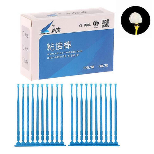 20 pcs Dental Applicator Sticks Adhesive for dental veneers.