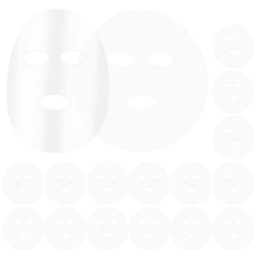 White 400Pcs Disposable Facial Mask Sheets Bulk For Skincare Spa And Home Use Moisture Retention