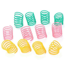 20 peças de brinquedos para gatos com molas espirais, arranhador e brinquedo para gatos.