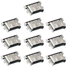 Conjunto de 10 conectores de porta de carregamento para Huawei Honor 20 / Honor 20 Pro / Honor 9X