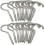 3.5 Inch Heavy Duty Large Screw Hook Ceiling Hook Cup Hook Silver 20 Pcs-XinHan 1