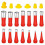 Conjunto de 20 bicos de silicone reutilizáveis para calafetagem. 1