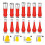 Conjunto de 20 bicos de silicone reutilizáveis para calafetagem. 5