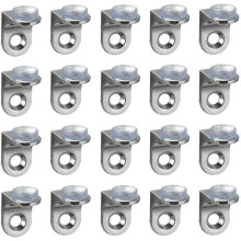 20 Pcs Angle Droit Supports com Ventouse pour Etagre Verre (paississement + envoyer les vis de monta