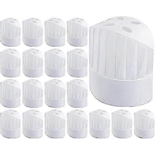 Cappello da cuoco, 20 pezzi Cappello da cuoco regolabile per bambini, Cappello D