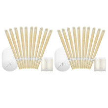 20 unidades de velas auriculares naturais de cera de abelha para remoção de cera, velas para limpeza auricular.