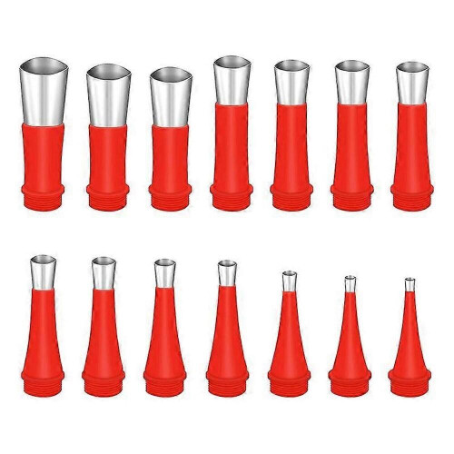 Conjunto de 20 bicos de silicone reutilizáveis para calafetagem. 1