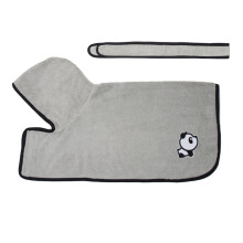 Roupão de banho de microfibra absorvente, lenços umedecidos macios de secagem rápida e superabsorventes para banho de cães, para diversas raças,