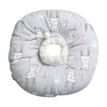 Babyhoofdkussen met citroenprint, verstelbare maat, multifunctioneel, ideaal voor borstvoeding of flesvoeding, draagbaar reiskussen.