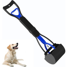 Pet Hygiene Hero, Non-Breakable Pooper Scooper for Dogs, Stainless Metal Tray, Multipurpose Use, Easy to Clean, Heavy Duty, Non-Stick, Portable Design
