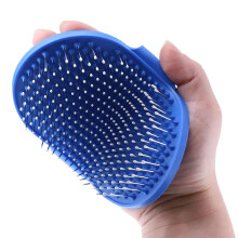 Revolutionize Your Pet Care Routine, Pet Shedding Shampoo Brush With Massaging Bristles, For Cats & Dogs, Soft Brush Head, Adjustable Hand Strap, Safe