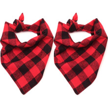 Bandana triangular estilosa para cães, acessório moderno para animais de estimação, feita em tecido de algodão macio com dupla camada. Tamanhos: