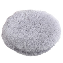 Comfortabele oprolplek voor je harige vriend, kattenmand met donutvormig ontwerp en antislip onderkant, perfect voor binnen, buiten en op reis (grijs)