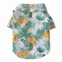 Chemise hawaïenne pour animaux de compagnie, idéale pour la plage en été. Matière confortable, tissu doux et respirant. Fermeture facile par