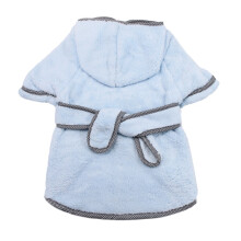 Serviette de bain pour animaux, serviette de bain à capuche confortable et chaude pour bébé en polaire corail douce et ultra-absorbante, peignoir