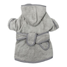 Toalha de banho para secar animais de estimação, toalha de bebê com capuz confortável e quente, feita com fleece coral macio e superabsorvente,
