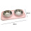 Pet Dining Elegance, Μπολ Τροφής για Γάτες με Επιθέματα Σιλικόνης, Αντιολισθητικός 2