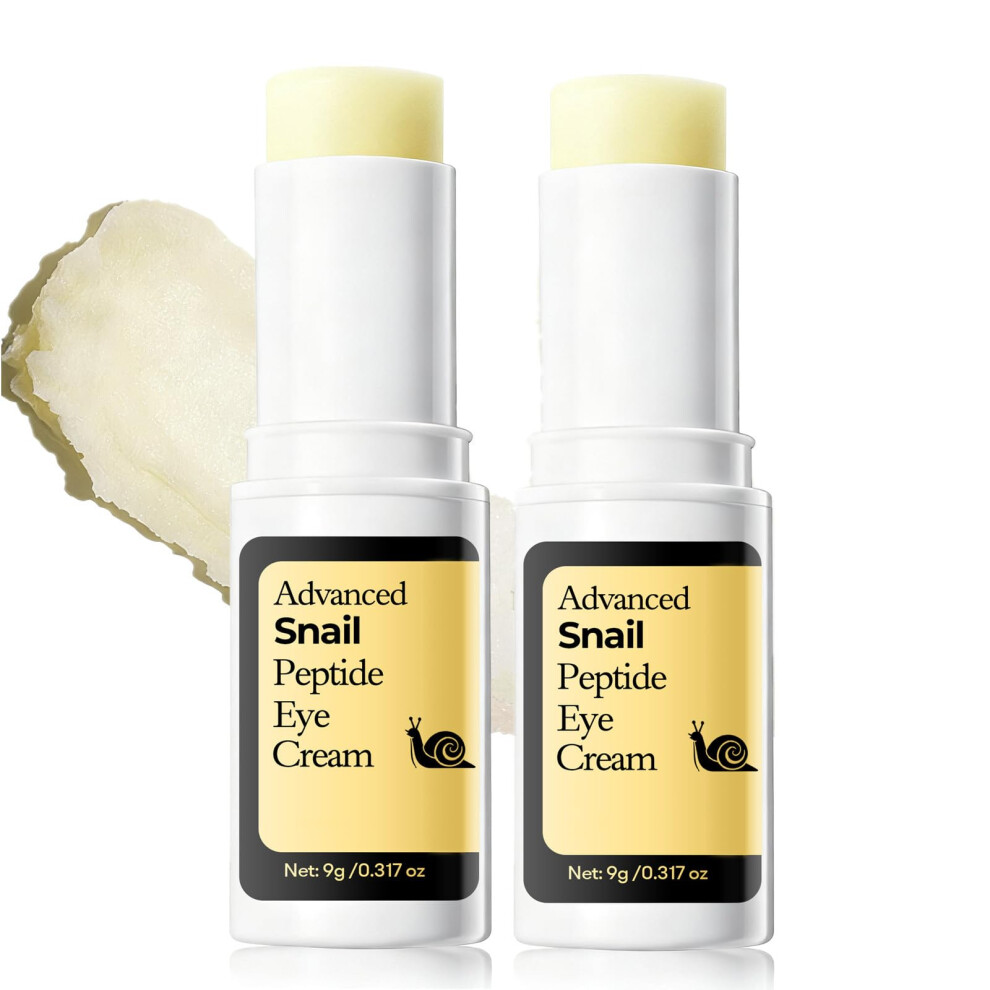 Cream/Dark Snail Peptide Under Eye With Retinol And Caffeine For Circles Puffiness Fine Lines 2Pcs