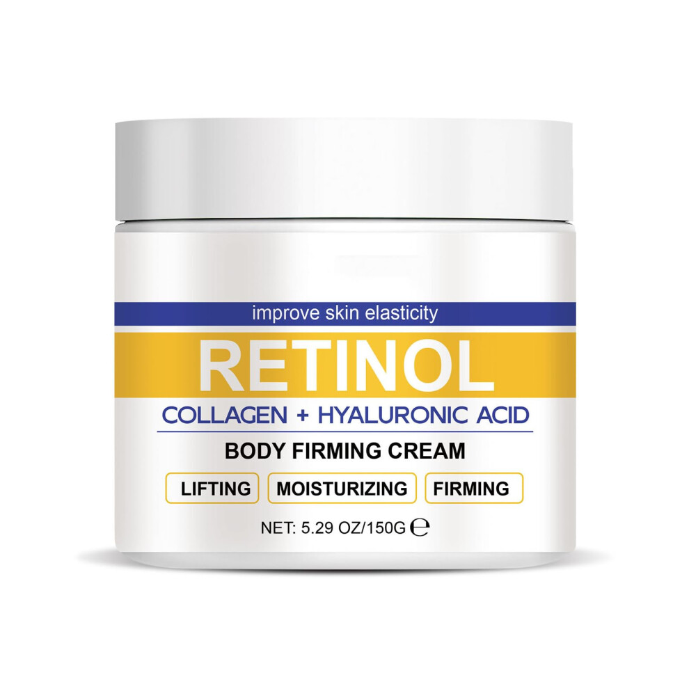 Body Firming With Retinol Collagen And Hyaluronic Acid For Women, Hydrating Nongreasy Lotion Cream
