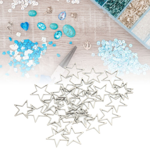 Ανοιχτά κενά κρεμαστών κοσμημάτων για συμβατά με ρητίνη χειροτεχνία, κοίλο 2