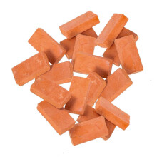 20 Pcs DIY Miniature Bricks, Rectangle Micro Landscape Brick Models for Model Train Layouts, Architecture Displays, School Projects, and Cra