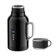 Electric Kettle 12V/24V Portable 1.5L Car Travel Water Boiler for Camping and Road Trips