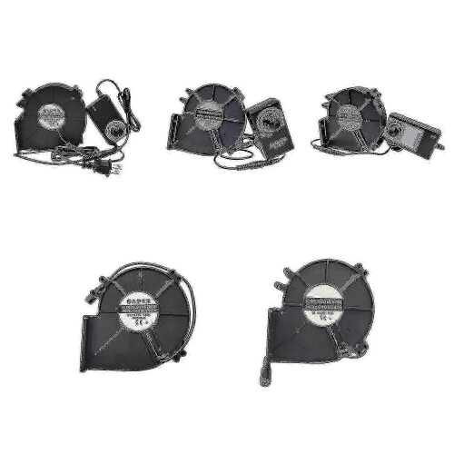 (3) 110v/220v AC Powered Variable Speed Blower Fan with Speed Controller, Replacement Fan-FCY