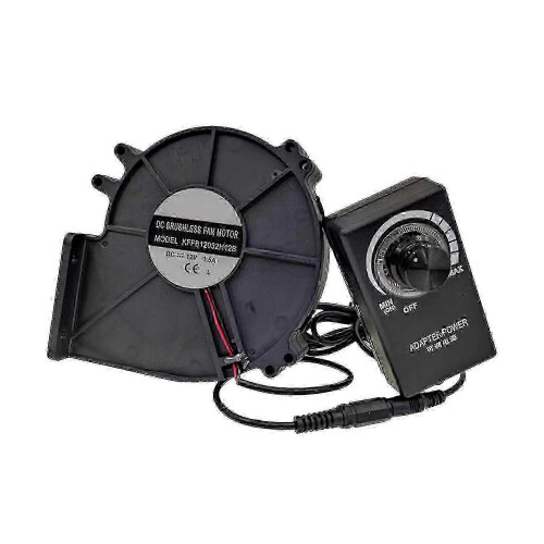 (2) 110v/220v AC Powered Variable Speed Blower Fan with Speed Controller, Replacement Fan-FCY 1