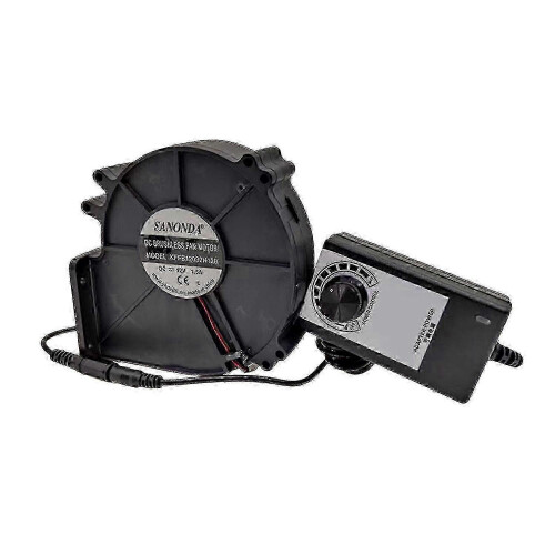 (3) 110v/220v AC Powered Variable Speed Blower Fan with Speed Controller, Replacement Fan-FCY 1