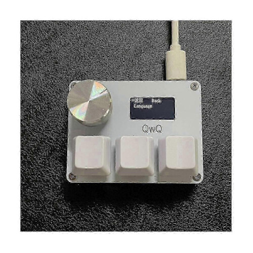 Wooting Osu O3c Keyboard featuring Magnetic Red Rapid Trigger Hall Switches Knob Screen and Copy Paste Shortcut (Black) 1