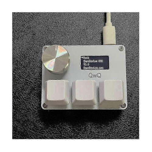 Wooting Osu O3c Keyboard featuring Magnetic Red Rapid Trigger Hall Switches Knob Screen and Copy Paste Shortcut (Black) 2