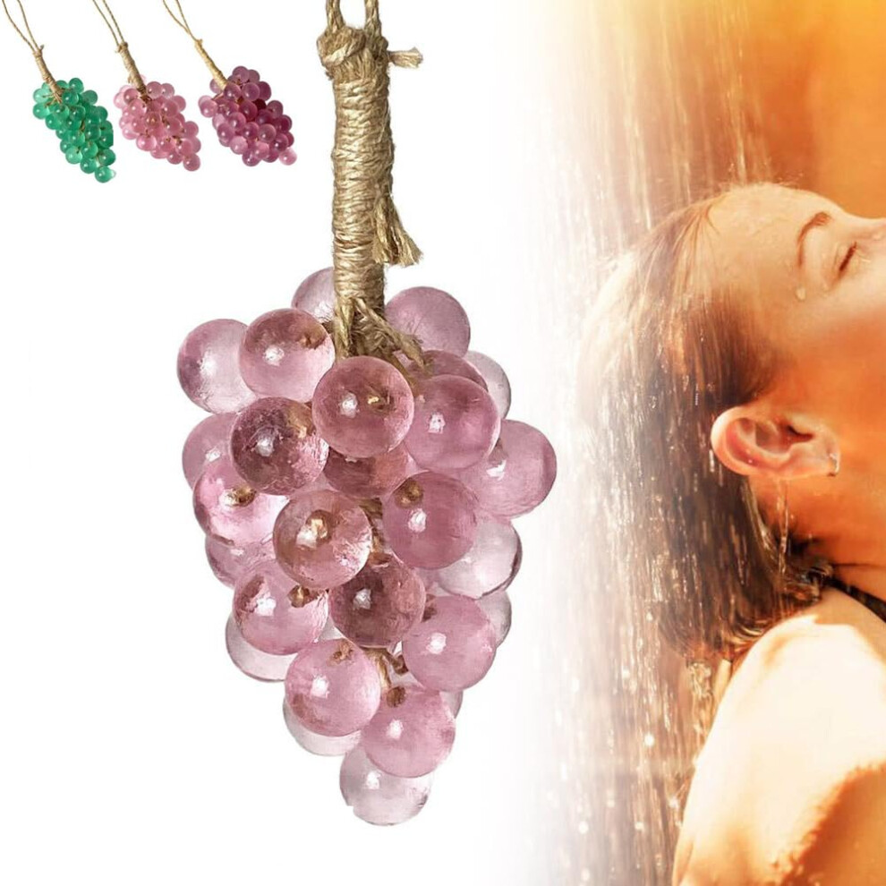 Pink/Purple/Green Grape Soap Transparent Bar 150G Gentle Skin Cleansing Plantbased Moisturizing Bath And Hand Use