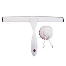10” Shower Squeegee for Shower Glass Door Bathroom Window-White