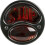 Black 12V Duolamp Tail Light for Ford Model A with Amber 'stop' Script on Red Glass Lens 2