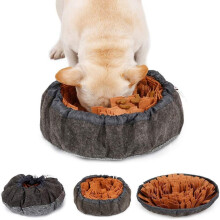 Rutschfeste Schnüffelmatte für Hunde, interaktive Schnüffelmatte zur geistigen Anregung, verstellbares Puzzlespielzeug, das den natürlichen
