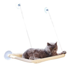 Fensterparadies für Katzen, Katzenfensterliege mit Saugnäpfen, sichere und stabile Katzenhängematte zum Entspannen und gesunden Kratzen,