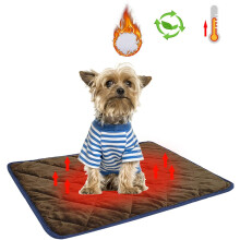 Pet Comfort Haven, selbstheizende Wärmematte, weiches Polyesterfleece, rutschfestes Design, automatische Abschaltfunktion für erhöhte Sicherheit,