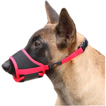 Haustierschutz, Hundemaulkorb zum Schutz vor Bissen, atmungsaktives, weiches Netzgewebe für alle Hundegrößen, tierschutzgerechtes Design