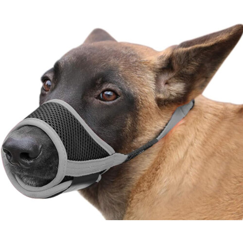 SafePaws, Ρύγχος Σκύλου με Ανθρώπινο Σχεδιασμό για Όλα τα Μεγέθη Σκύλων, Αναπνεύσιμο 1