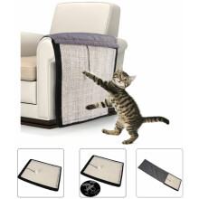 Natural Scratching Mat for Cats, Eco-Friendly Non-Toxic Cat Scratch Mat Furniture Protector, Durable Sisal Rope Material Protects Furniture from Claws