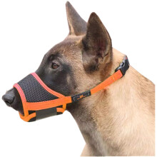 Muselière SafePaws pour chien, au design respectueux du bien-être animal et adaptée à toutes les tailles de chiens. Maille respirante et tissu