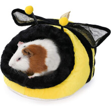 Cama aconchegante e festiva para pequenos animais, feita de lã de alta qualidade, perfeita para porquinhos-da-índia e chinchilas. Cama macia e