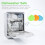 Κάλυμμα δοχείων τροφής για κατοικίδια, καπάκια δοχείων γενικής χρήσης για τα 5