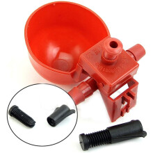 Chicken Feeder with Automatic Waterer, Heavy Duty Poly Drinking Fountain Offers Clean Water Supply And Best Way Poultry Watering