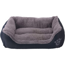Comfortabele slaapmat voor huisdieren, geschikt voor binnen en buiten, met een vuilafstotende polyester onderkant en ergonomisch ontwerp, en een