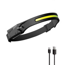 (1pc) 1-3Pcs Indication Headlamp USB Rechargeable 1200MaH Led Head Torch Head Flashlight Outdoor Camping Fishing Headlight Lantern