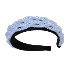 Eleganta strass-pannband, bländande design med kristallpannband och gnistrar för kvinnor och flickor