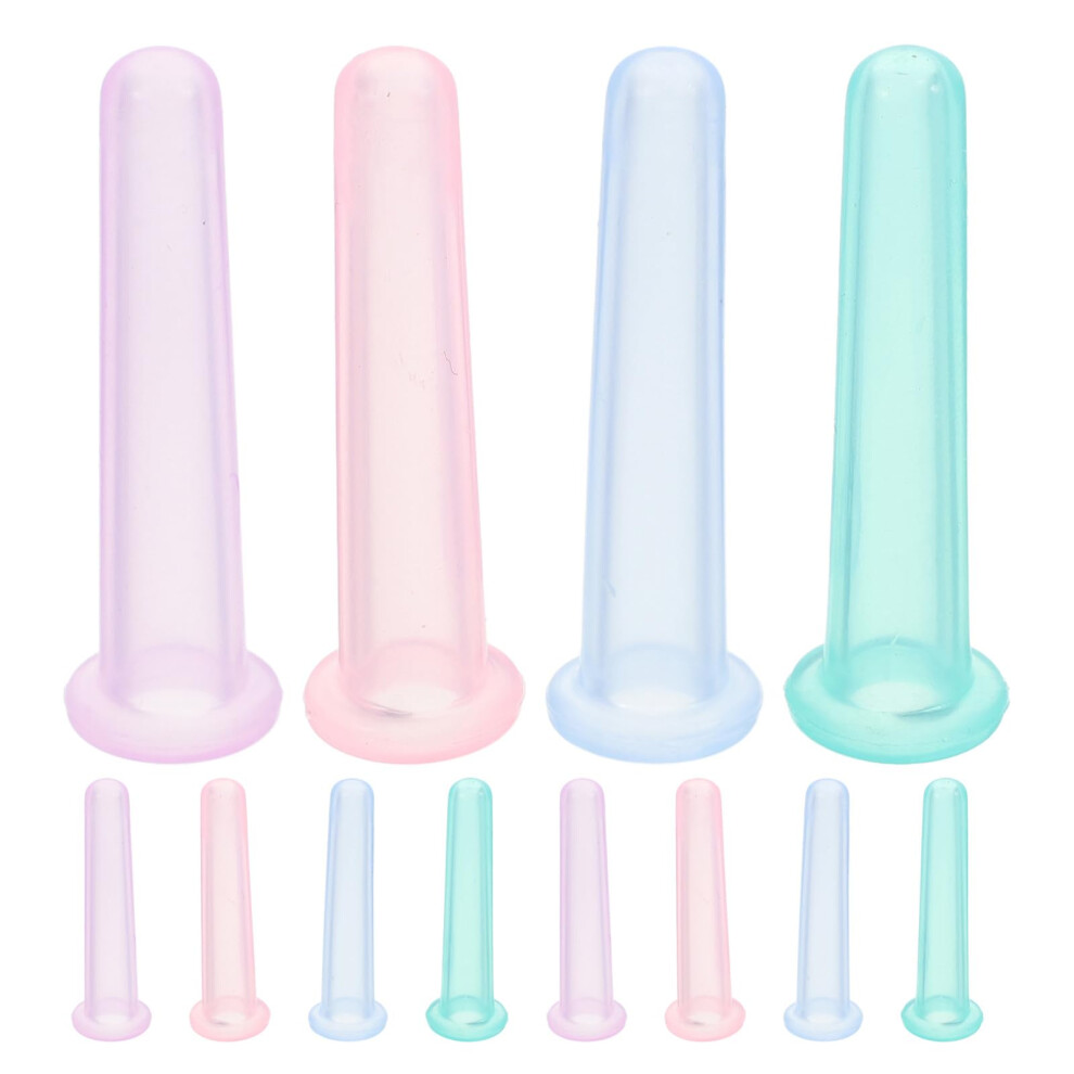 Facial Cupping Set with Silicone Face Cups for Wrinkles, Skin Tightening, and Facial Sculpting